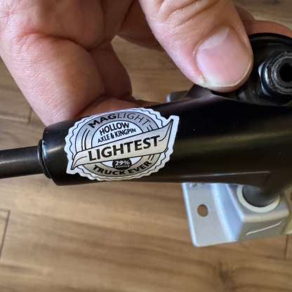 TENSOR - Mag Light Grey/Black Skateboard Trucks