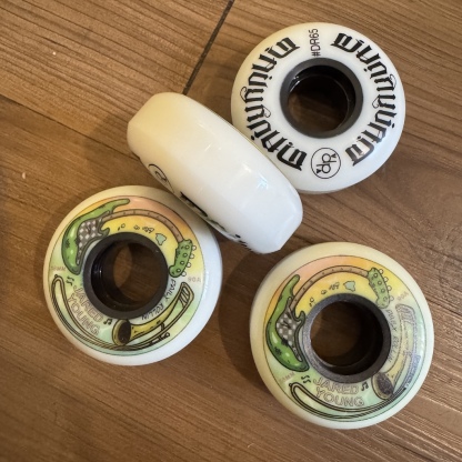 DAILY ROLLIN' - Jared Young Signature 58mm/90a Aggressive Inline Skate Wheels