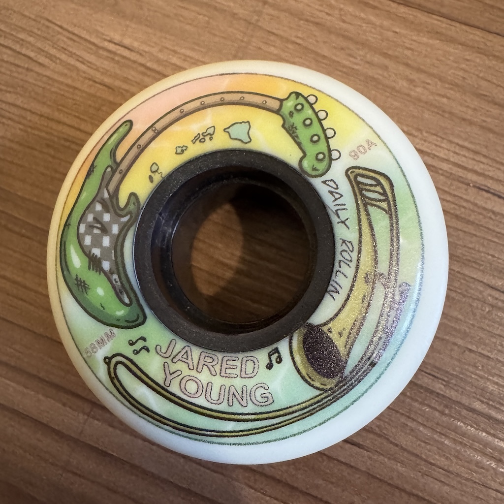 DAILY ROLLIN' - Jared Young Signature 58mm/90a Aggressive Inline Skate Wheels