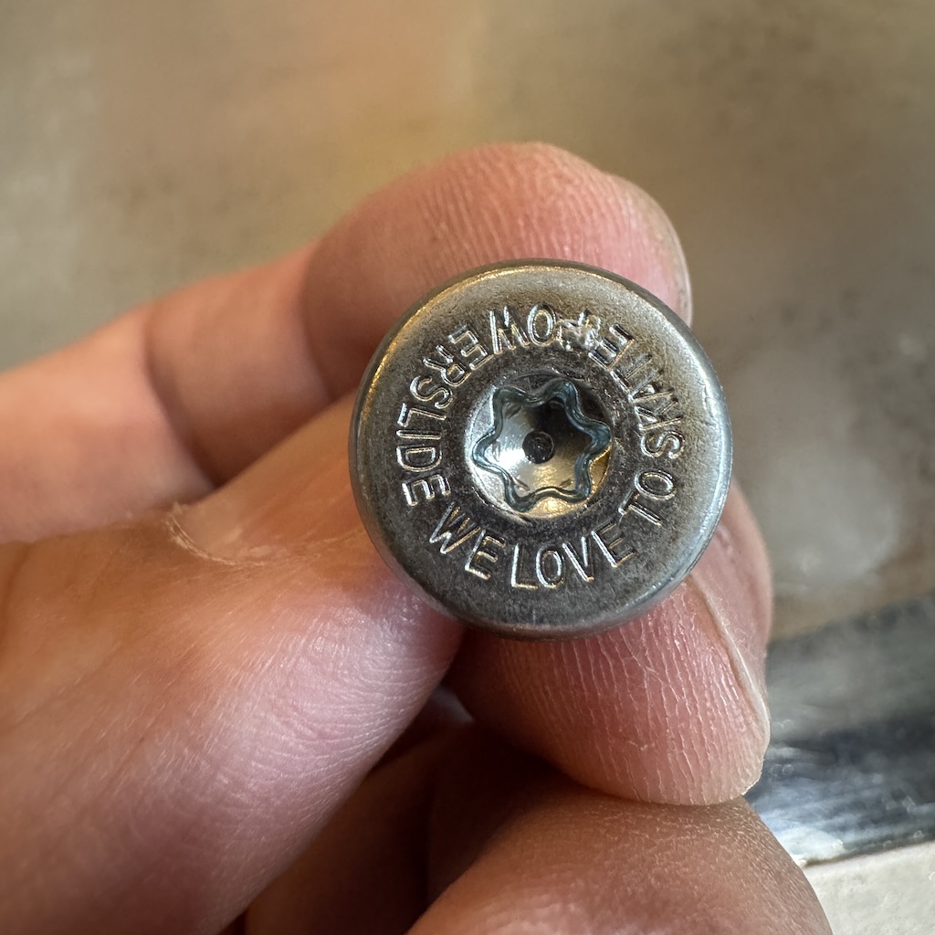 POWERSLIDE - 12mm Torx / Star Allen Key Bolt for Inline Skates