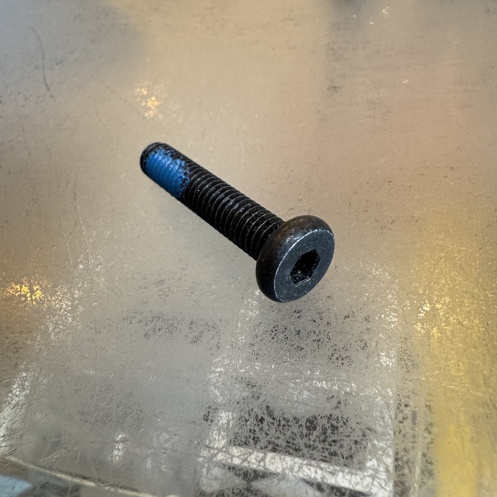 BLANK - 30mm Black Allen Key Frame Bolt for Inline Skates
