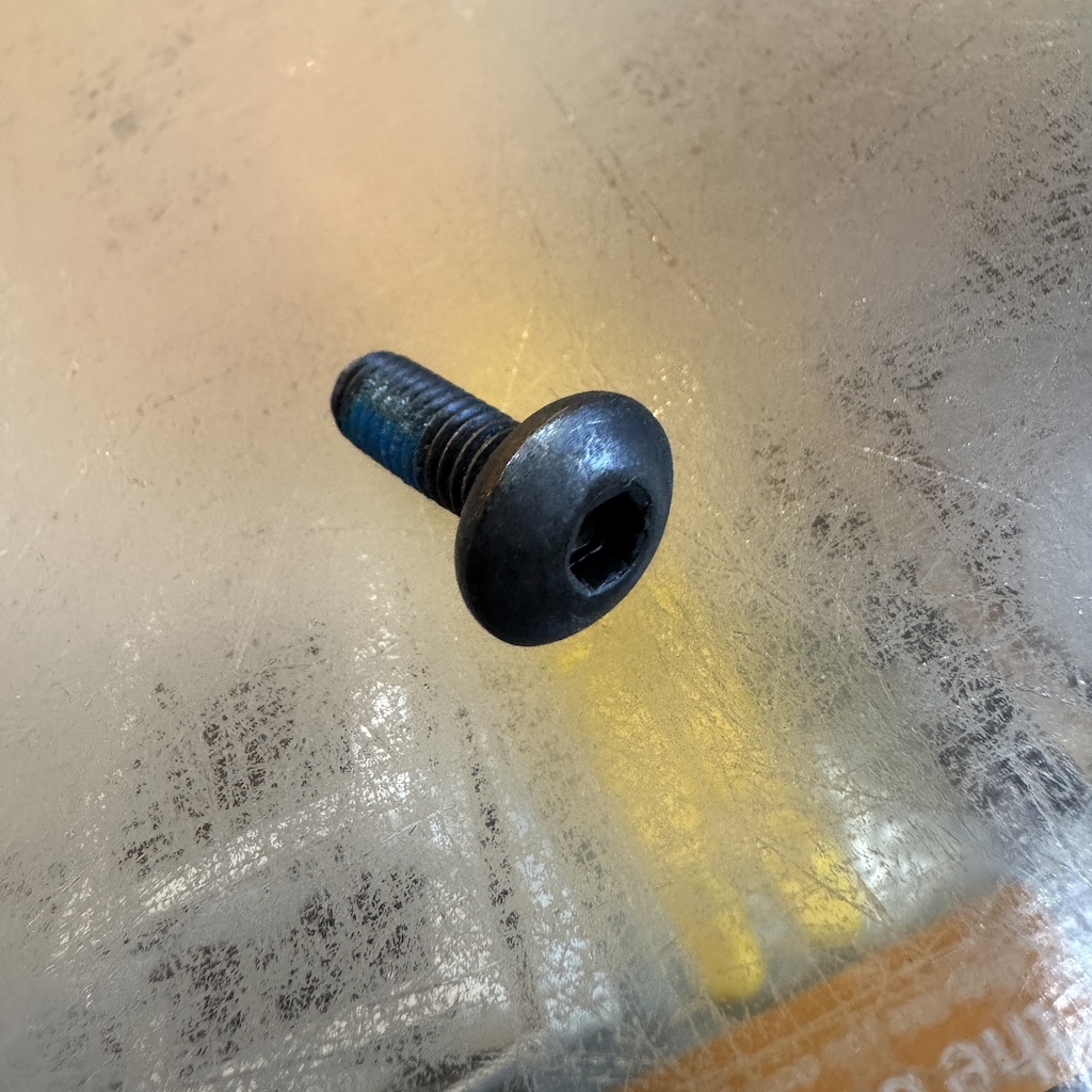 BLANK - 15mm Black Allen Key Frame Bolt for Inline Skates