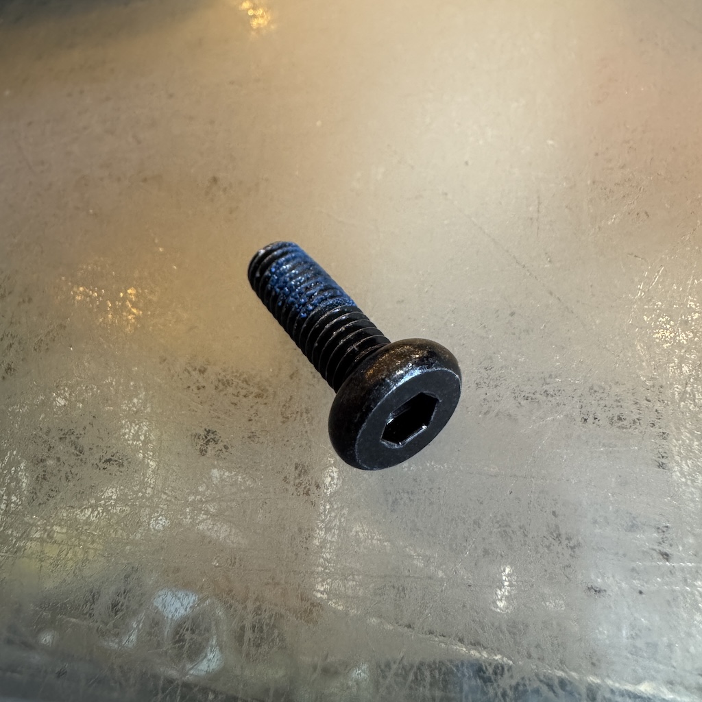 BLANK - 20mm Black Allen Key Frame Bolt for Inline Skates