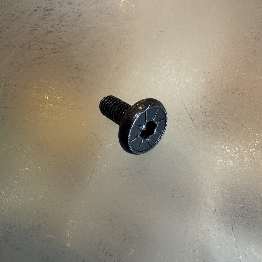 COMPASS - 15mm Black Allen Key Frame Bolt for Inline Skates