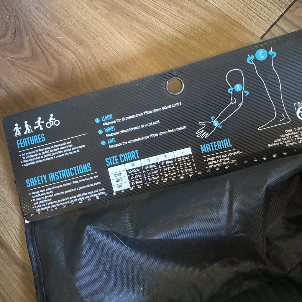 TAWALHI - Black Dazzle Park Tripack Padset