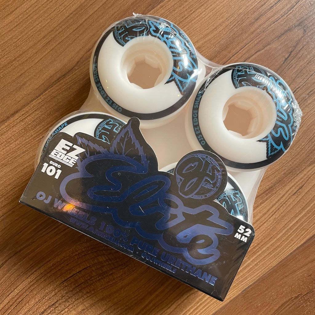 OJ WHEELS - Elite Ez Edge 52mm/101a Skateboard Wheels