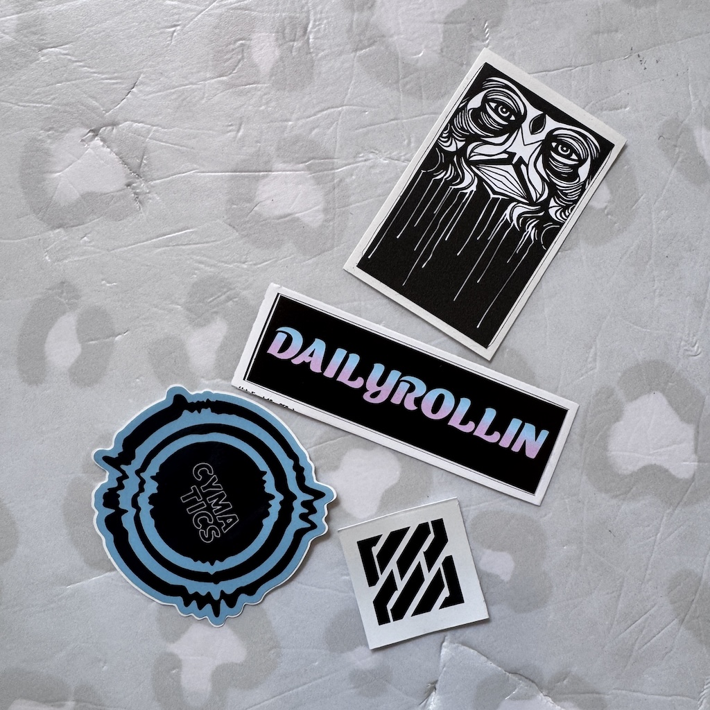 WHEEL LOVE - Inline Skate Sticker Set