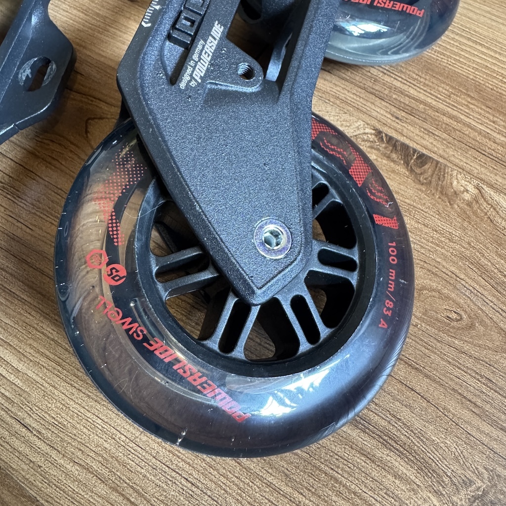 POWERSLIDE - Elite Black 100mm Trinity Inline Skate Framesets