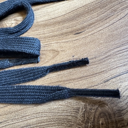 POWERSLIDE - 144cm Black Waxed Skate Laces 