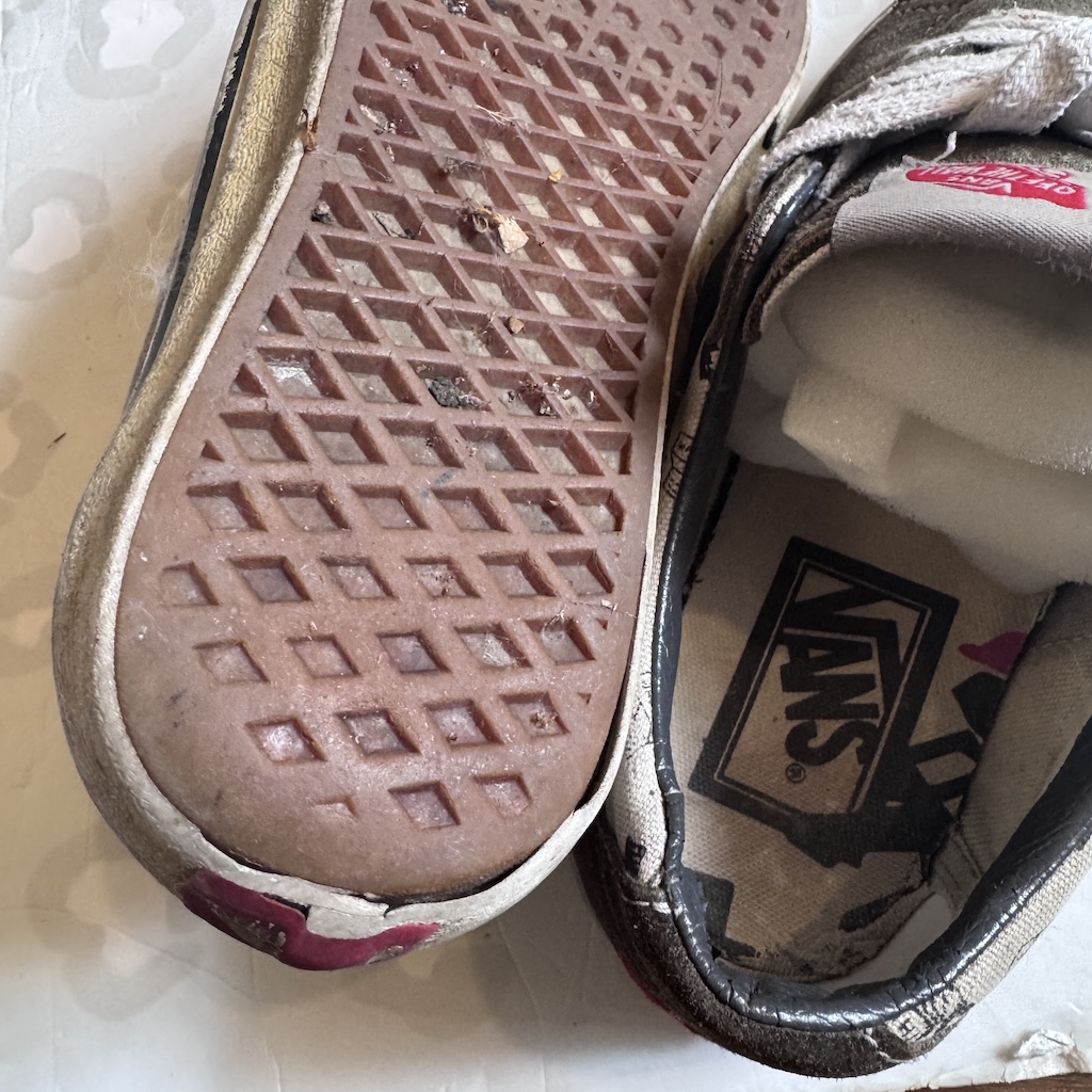 VANS - Grey Old Skool Shoes (US8 / USED) 