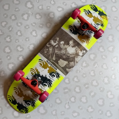 MADNESS - Desparate Eyes Super Sap R7 8.375" Pink Filmer Complete Skateboard