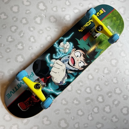 PRIMITIVE - My Hero Academia (Izuko, 8.5") Premium Setup Promo With Tensor + Slime Ball Complete Skateboard