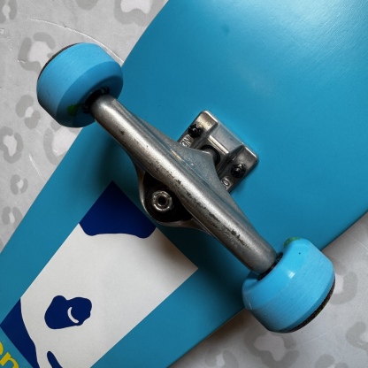 ENJOI - Box Panda Blue 8.125" With Premium Independent Trucks (USED) + Slime Ball Complete Skateboard (PROMO DEAL!)