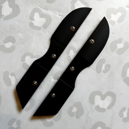 SLIQX - Black / White Sliders for USD Aeon Aggressive Inline Skates