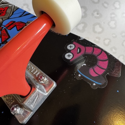 SANTA CRUZ - Godzilla Mechahand 8.0" x 31.6" Complete Skateboard (Tensor + Ricta Premium Promo Custom!)