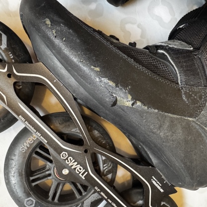 POWERSLIDE - Swell Triple Black 125 Urban Inline Skates (EU43 / USED)