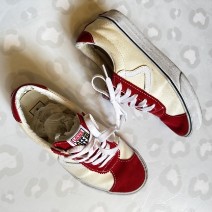 VANS - Sport Low Red Shoes (US7 / USED)