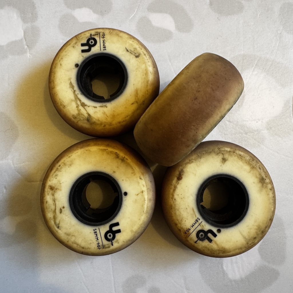 UNDERCOVER - Team 58mm/90a Aggressive Inline Skate Wheels (USED)