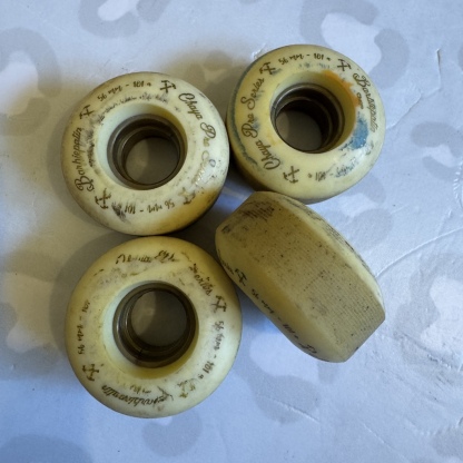 CHAYA - Kismet 56mm/101a Quad Roller Skate / Skateboard Wheels (USED)
