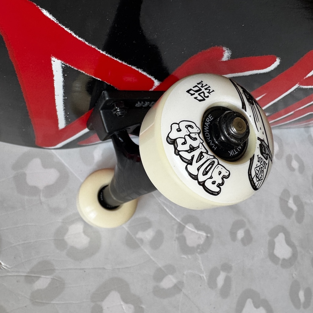 DEATHWISH - Deathspray Red 8.25" Skateboard (Premium Thunder + Bones Custom Combo)