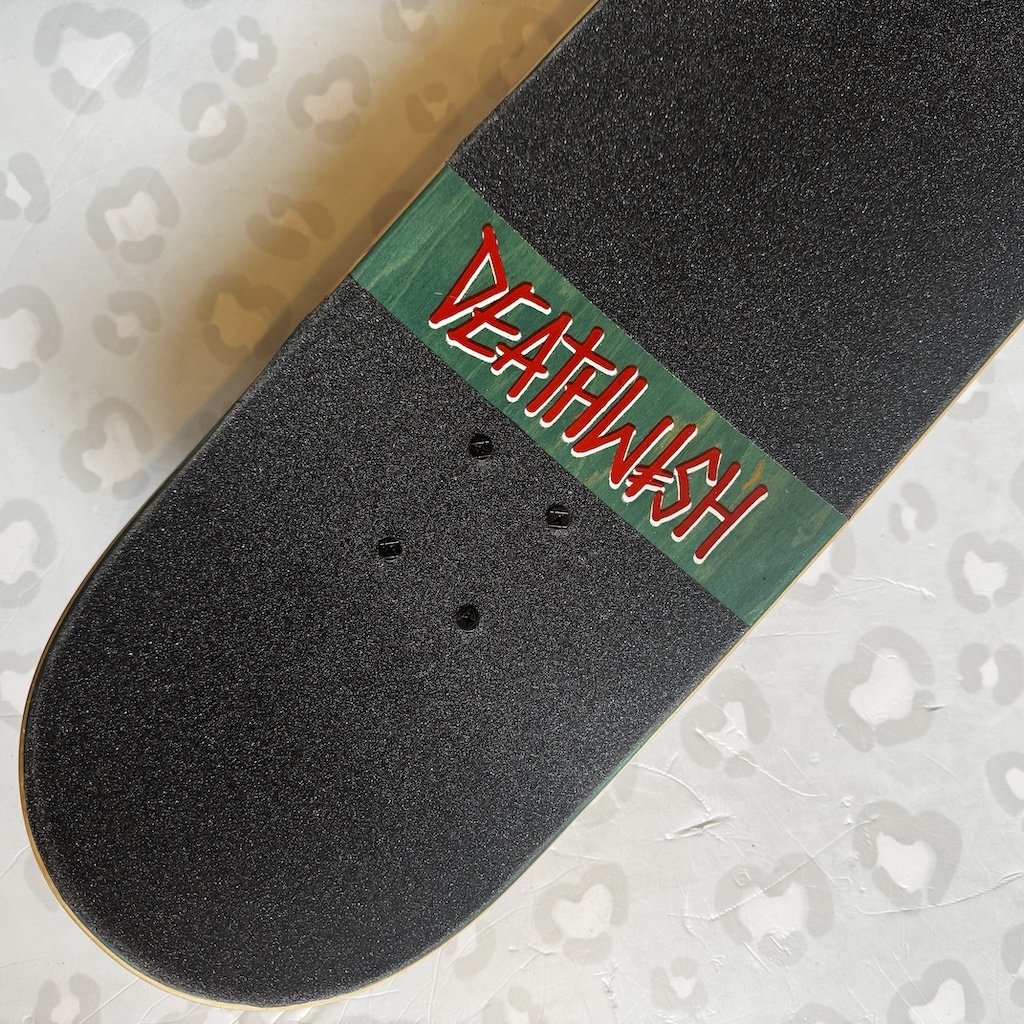 DEATHWISH - Deathspray Red 8.25" Skateboard (Premium Thunder + Bones Custom Combo)