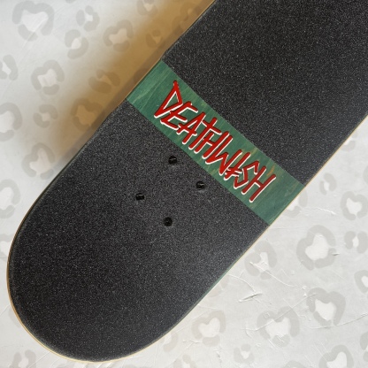 DEATHWISH - Deathspray Red 8.25" Skateboard (Premium Thunder + Bones Custom Combo)