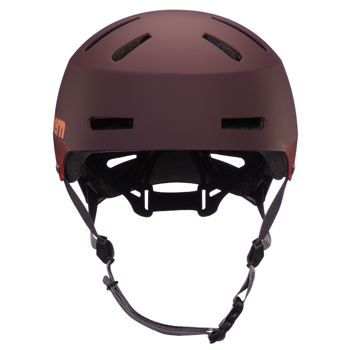 BERN - Macon 2.0 Hard Hat (Matte Retro Maroon) Helmet
