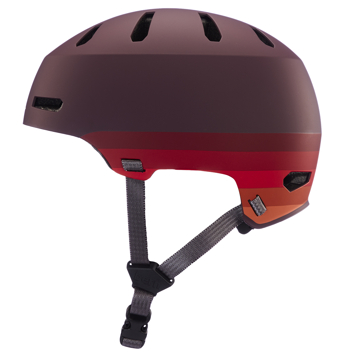 BERN - Macon 2.0 Hard Hat (Matte Retro Maroon) Helmet