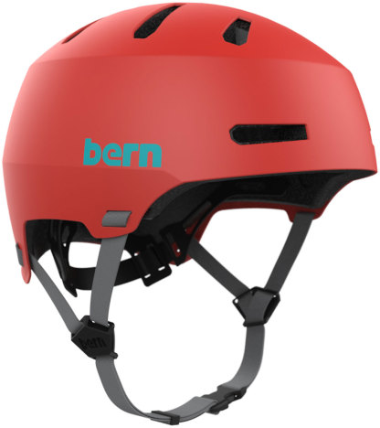【新品】bern MACON2.0 HARD HAT ASIAN FIT BERN - Macon 2.0 Hard Hat (Matte Retro Maroon) Helmet