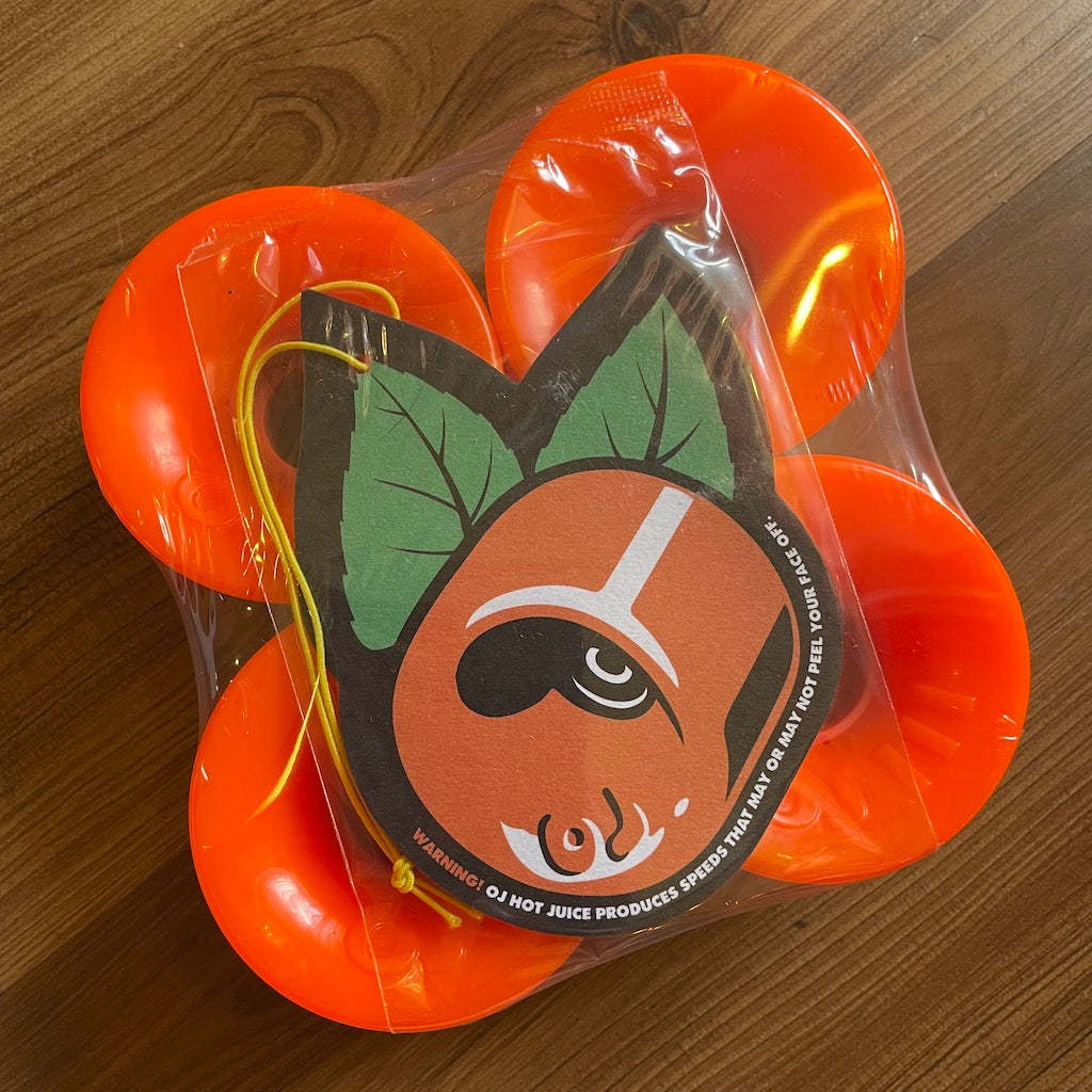 OJ WHEELS - Hot Juice Orange 60mm/78a Cruiser Skateboard