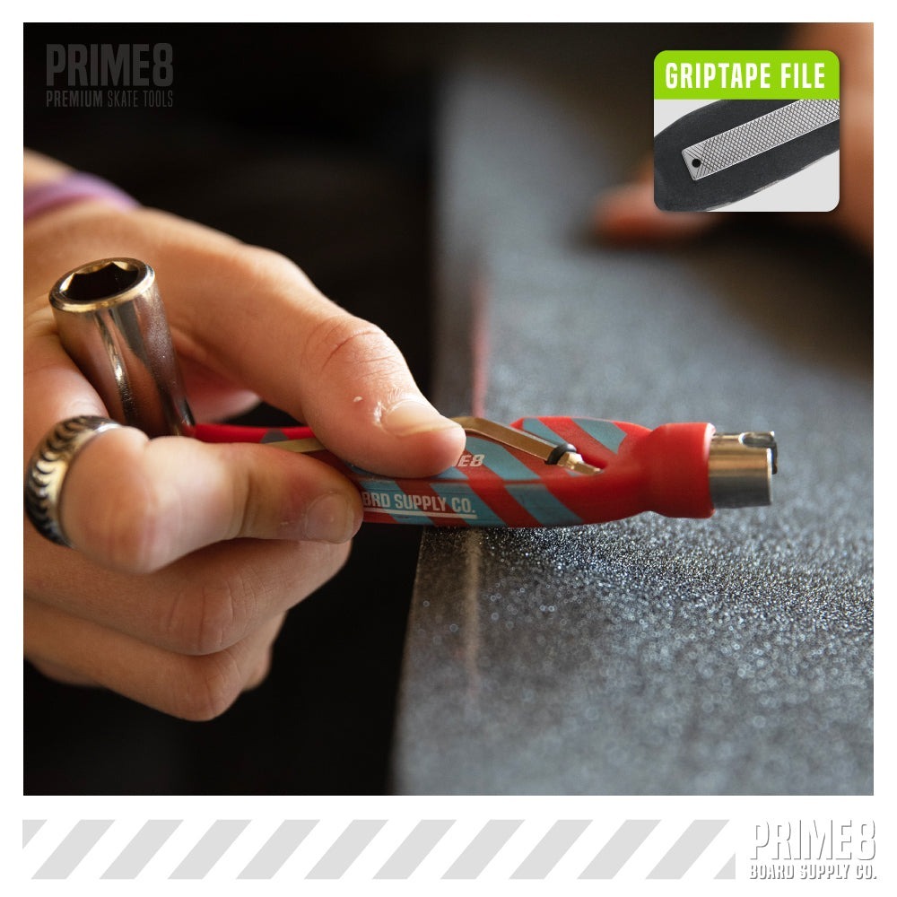 PRIME8 - Black Compact Skateboard Tool