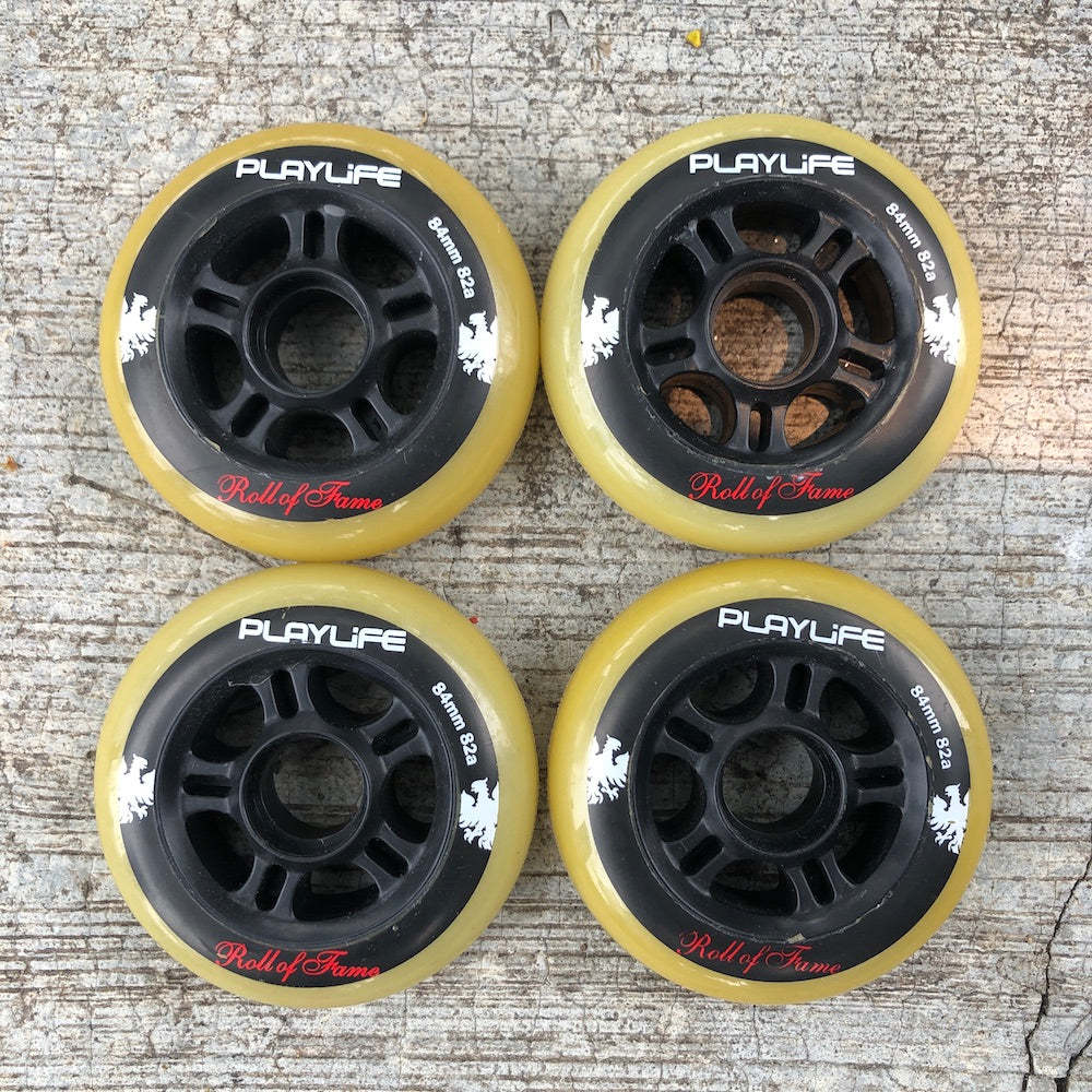 PLAYLIFE - 84mm/82a Recreational Inline Skate Wheels - Wheel Love Skateshop