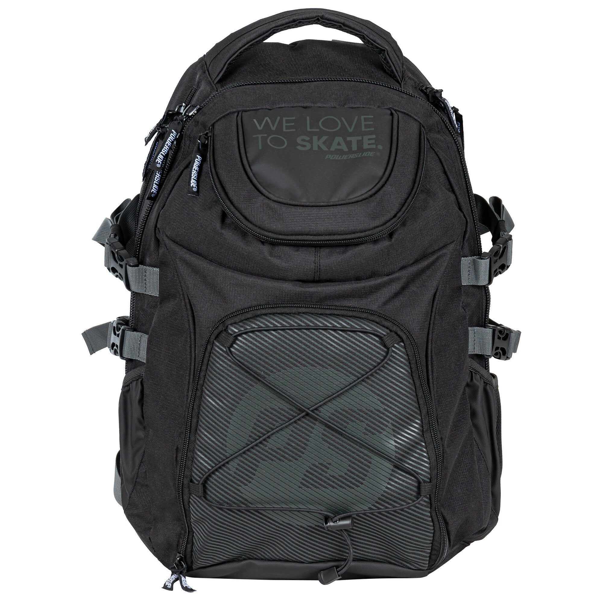 POWERSLIDE - WeLoveToSkate Black Inline Skate Backpack