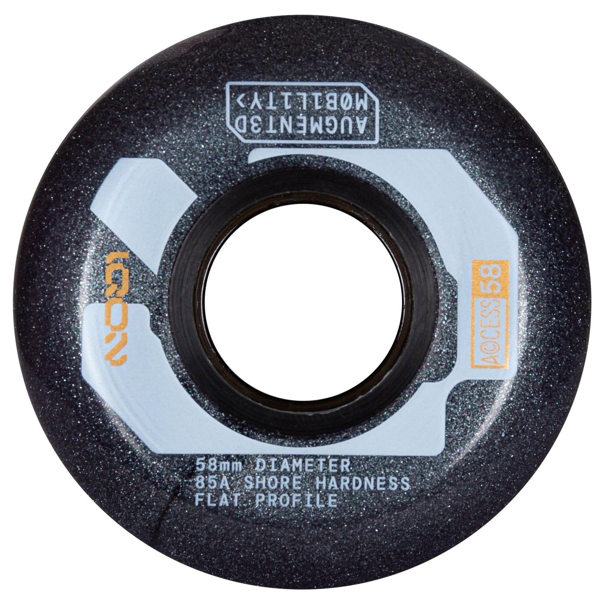IQON - Dark Grey 58mm/85a Access Aggressive Inline Skate Wheels