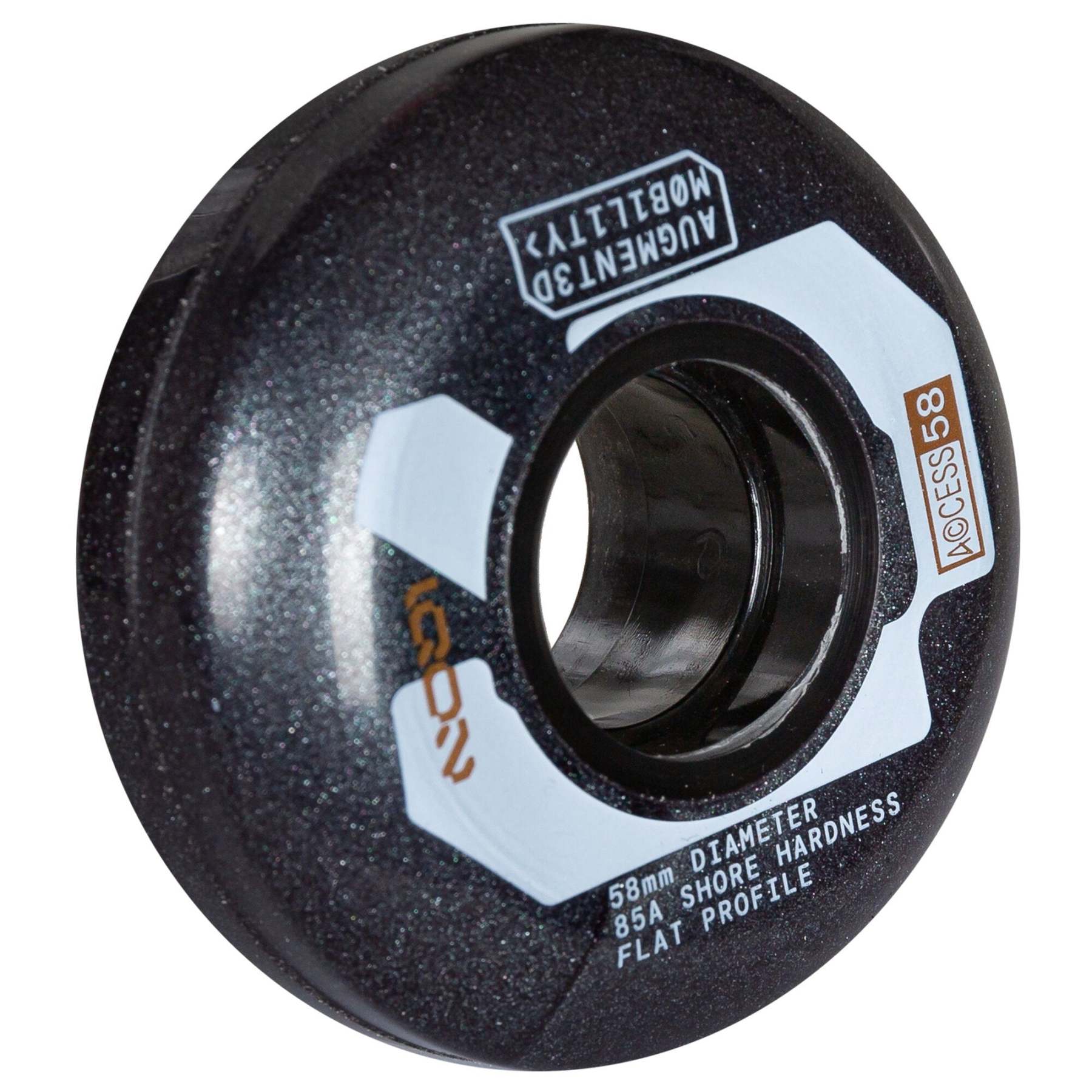 IQON - Dark Grey 58mm/85a Access Aggressive Inline Skate Wheels