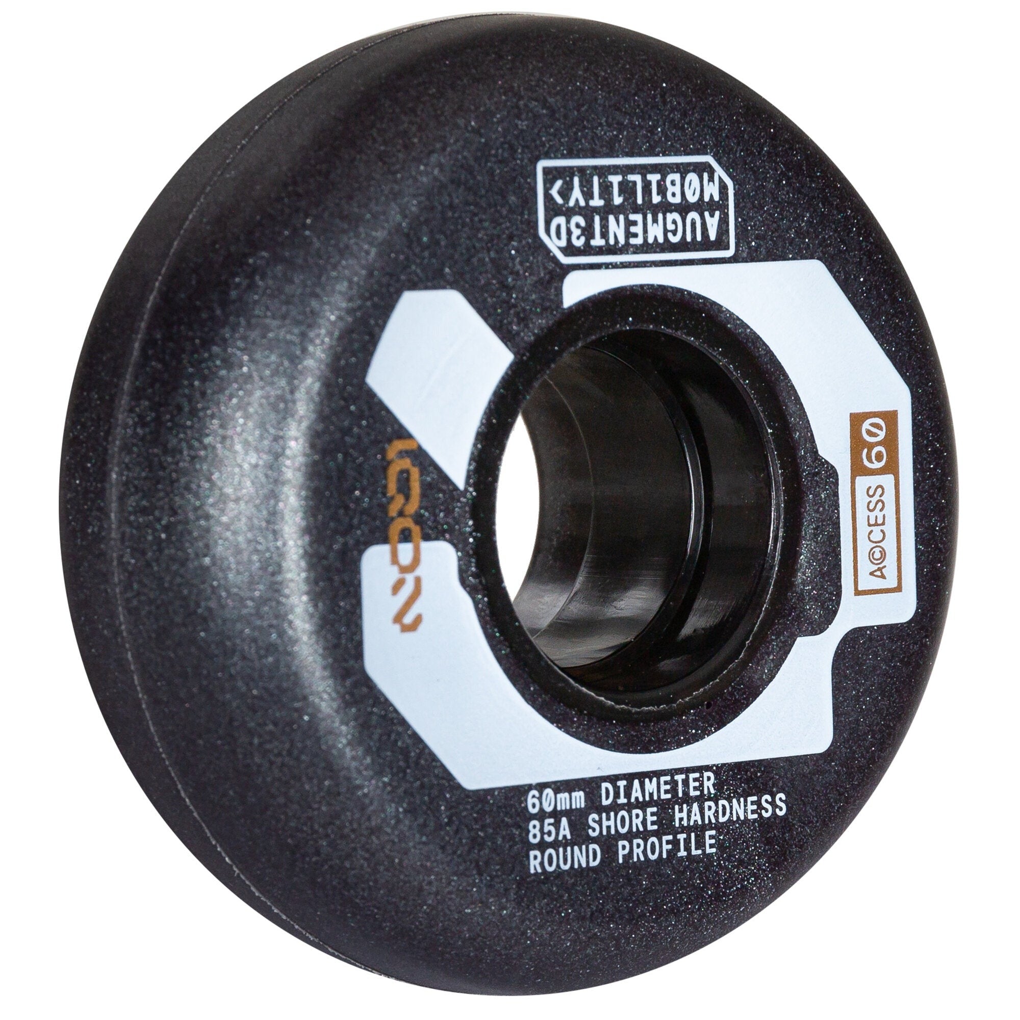 IQON - Dark Grey 60mm/85a Access Aggressive Inline Skate Wheels