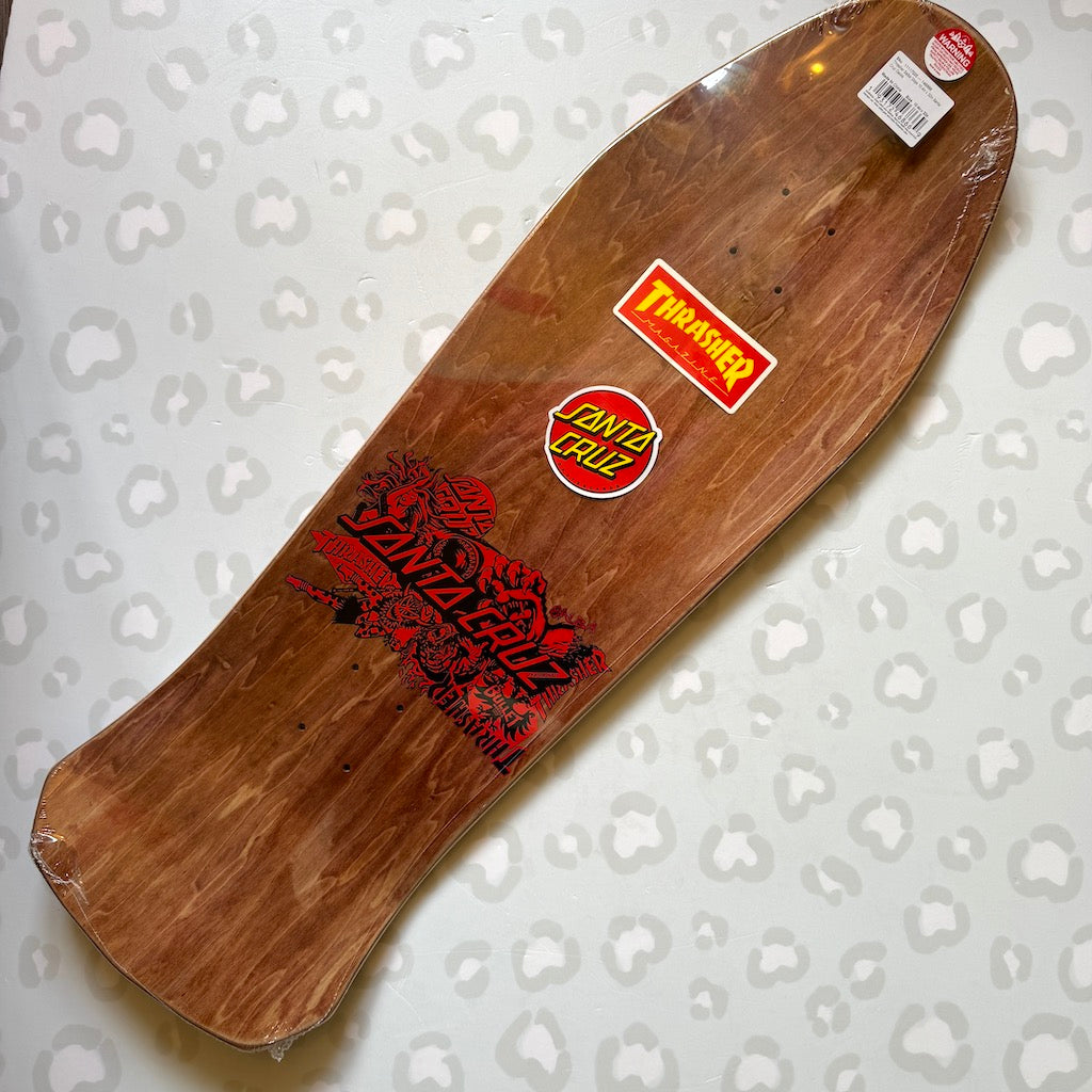 SANTA CRUZ - Thrasher Salba Oops 10.4" Shaped Skateboard Deck