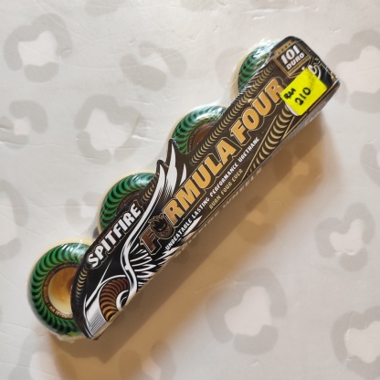 SPITFIRE - Formula Four 52mm/101 Classic Green Skateboard Wheels