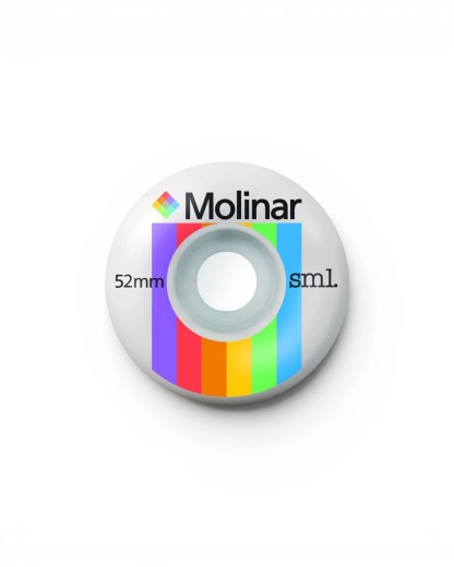 SML - Molinar Polaroid 52mm/99a OG Wide AG Formula Skateboard Wheels