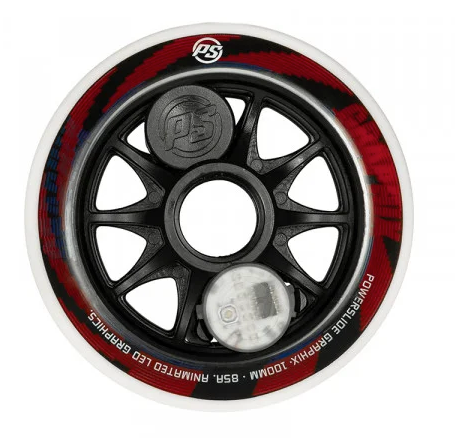 POWERSLIDE - Graphix LED (100 / 110 / 125) Inline Skate Wheels