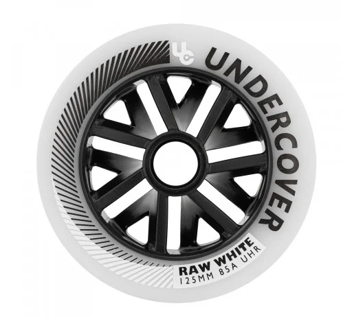 UNDERCOVER - Raw 125mm / 85a 6-Pack Inline Skate Wheels