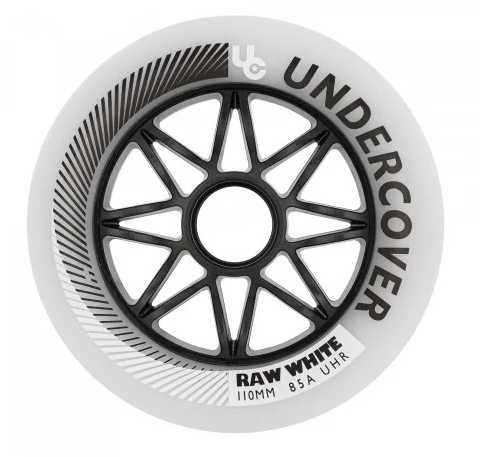 UNDERCOVER - Raw 110mm/85a 6-Pack Inline Skate Wheels