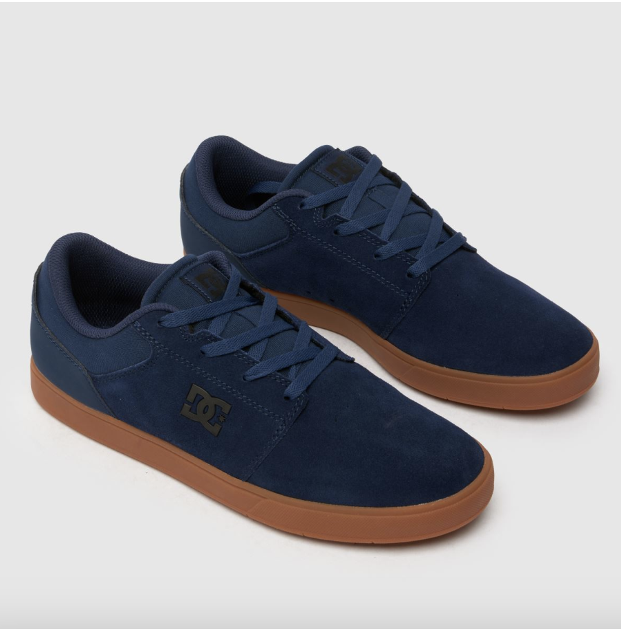 DC SHOES Crisis 2 Navy Gum Skate Shoes Wheel Love Skateshop