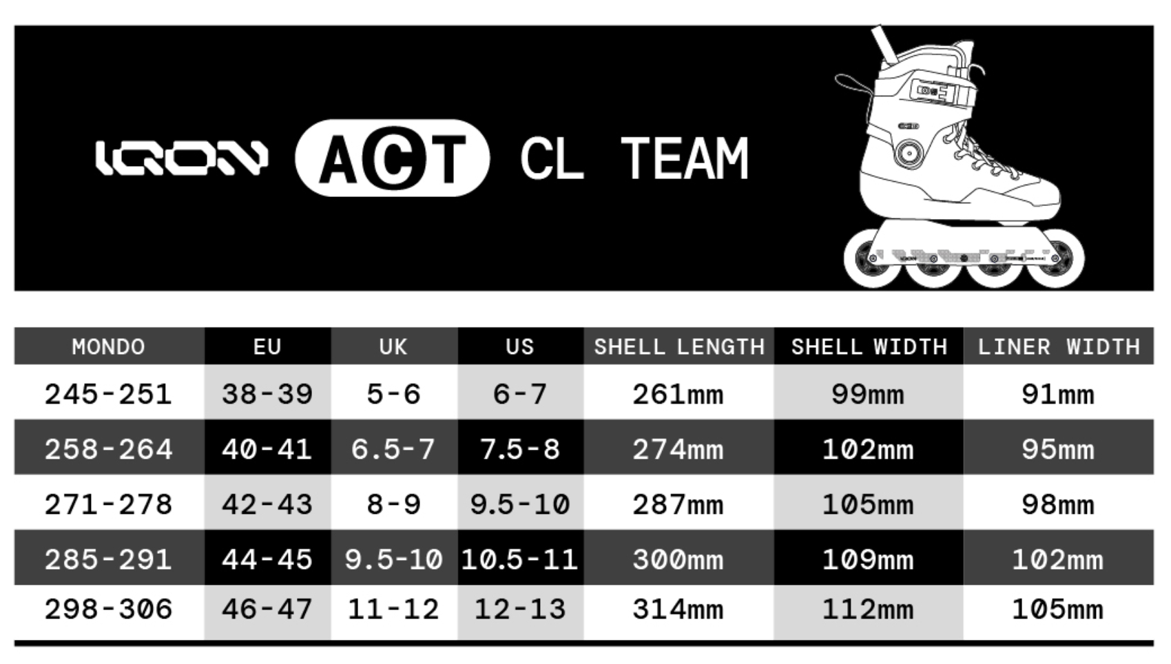 IQON - ACT CL Team White Urban Inline Skates