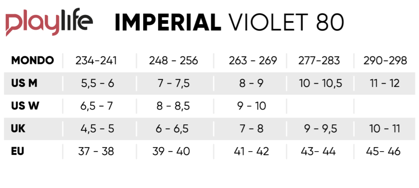 PLAYLIFE - Imperial Violet 80 Urban Inline Skates
