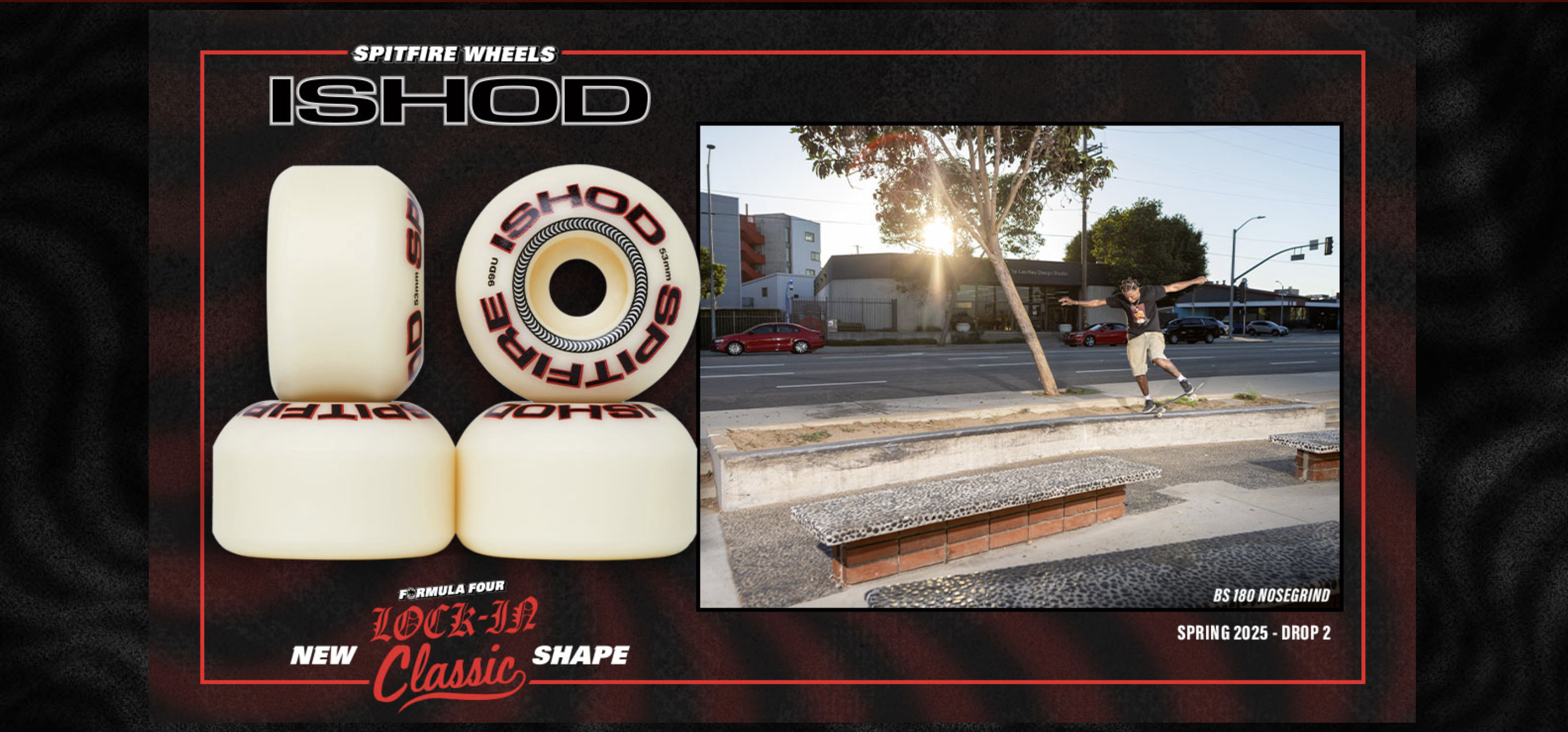 Spitfire F4 ‘Ishod’ lock-in classic Spitfire Wheels F4 Ishod Lock-In Classic 52mm 99a - Orchard