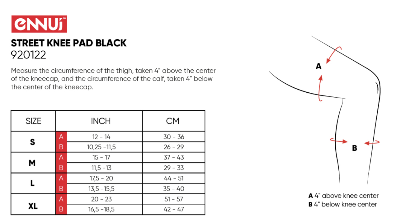 ENNUI - Black Street Knee Pads