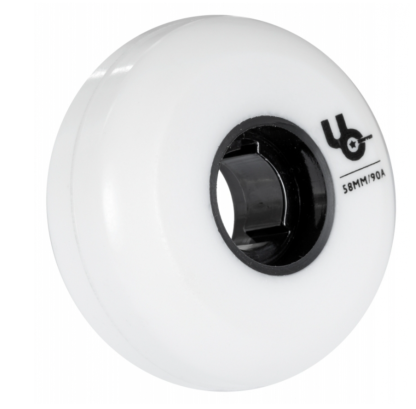 UNDERCOVER - 58mm/90a White Aggressive Inline Skate Wheels