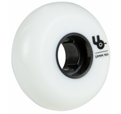 UNDERCOVER - 59mm/90a White Aggressive Inline Skate Wheels