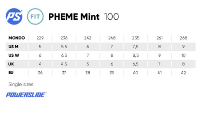 POWERSLIDE - Pheme Mint 100 Fitness Inline Skates